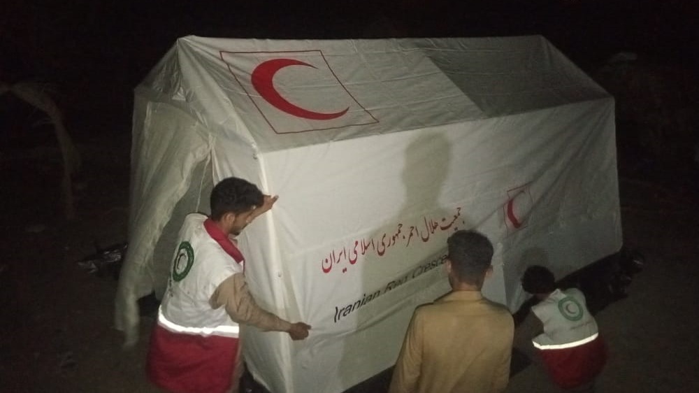 امدادرسانی هلال احمر استان سیستان و بلوچستان به 73 آسیب دیده از سیل و آبگرفتگی